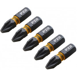 DeWALT DT7387T Końcówki wkrętarskie Pz2 x 25 mm, 5 szt.